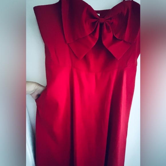 A New Day Elegant Red Midi Dress. Size 14 - Picture 6 of 8